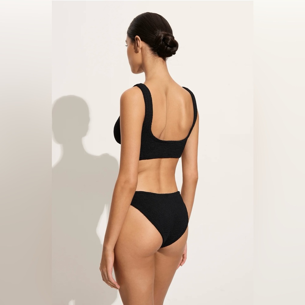 HUNZA G  Juno Bikini - Black - Picture 3 of 5